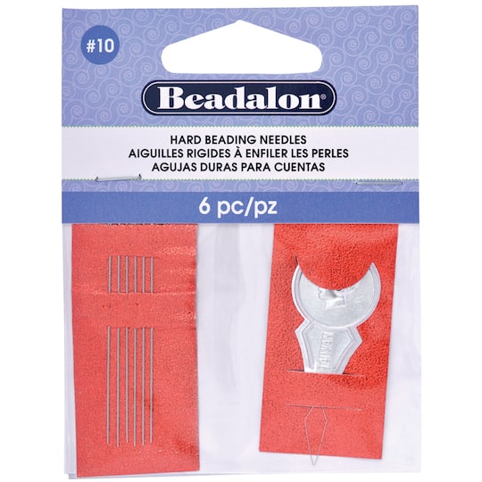 Beadalon&#xAE; Hard Beading Needles, 6ct.